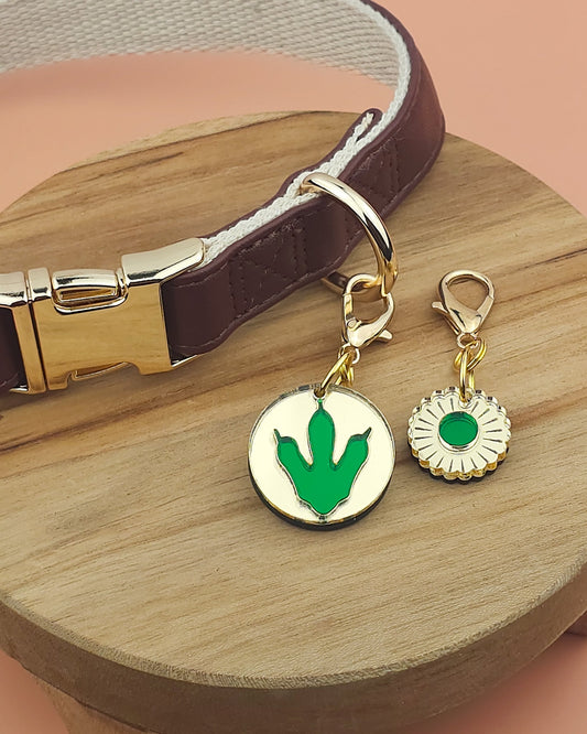 Fossil Foot Collar Charm - Morti's Fun Club