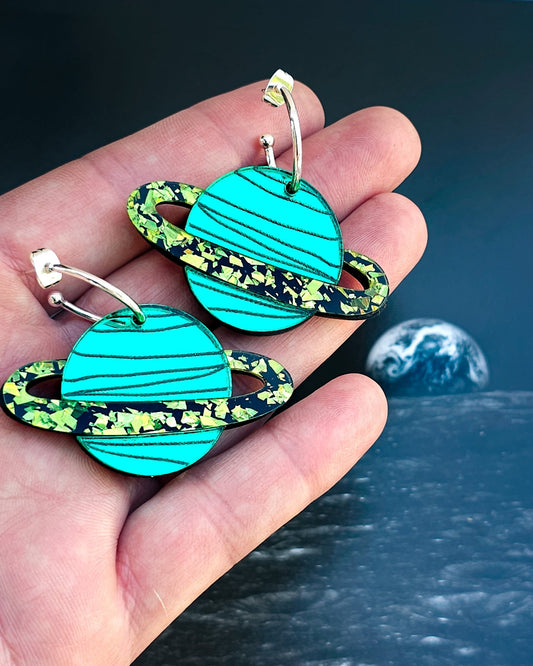 Solar System Earrings - Morti's Fun Club