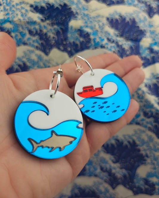 The Chase Statement Earrings - Morti's Fun Club