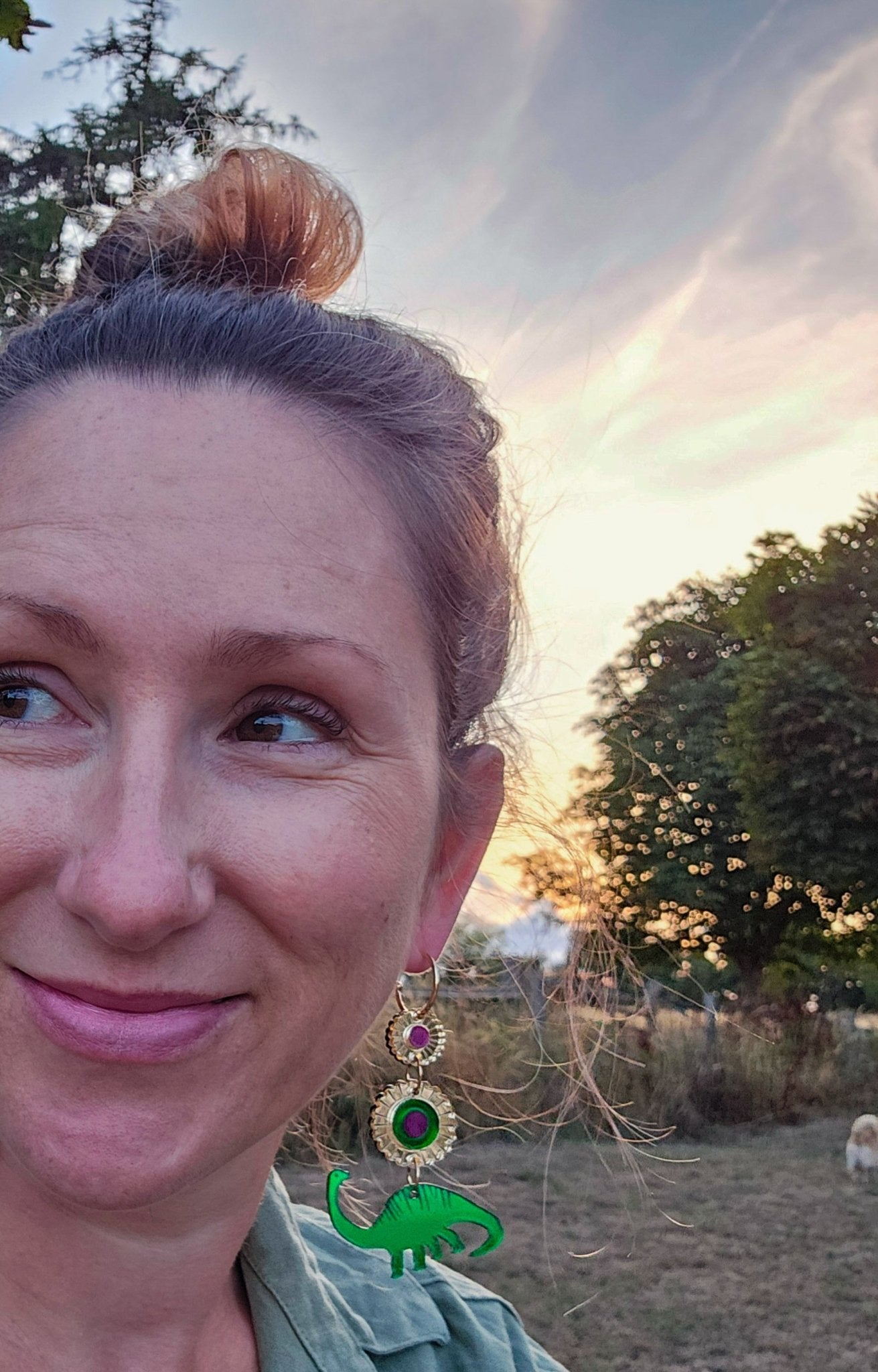 Dino Royalty Statement Earrings - Morti's Fun Club