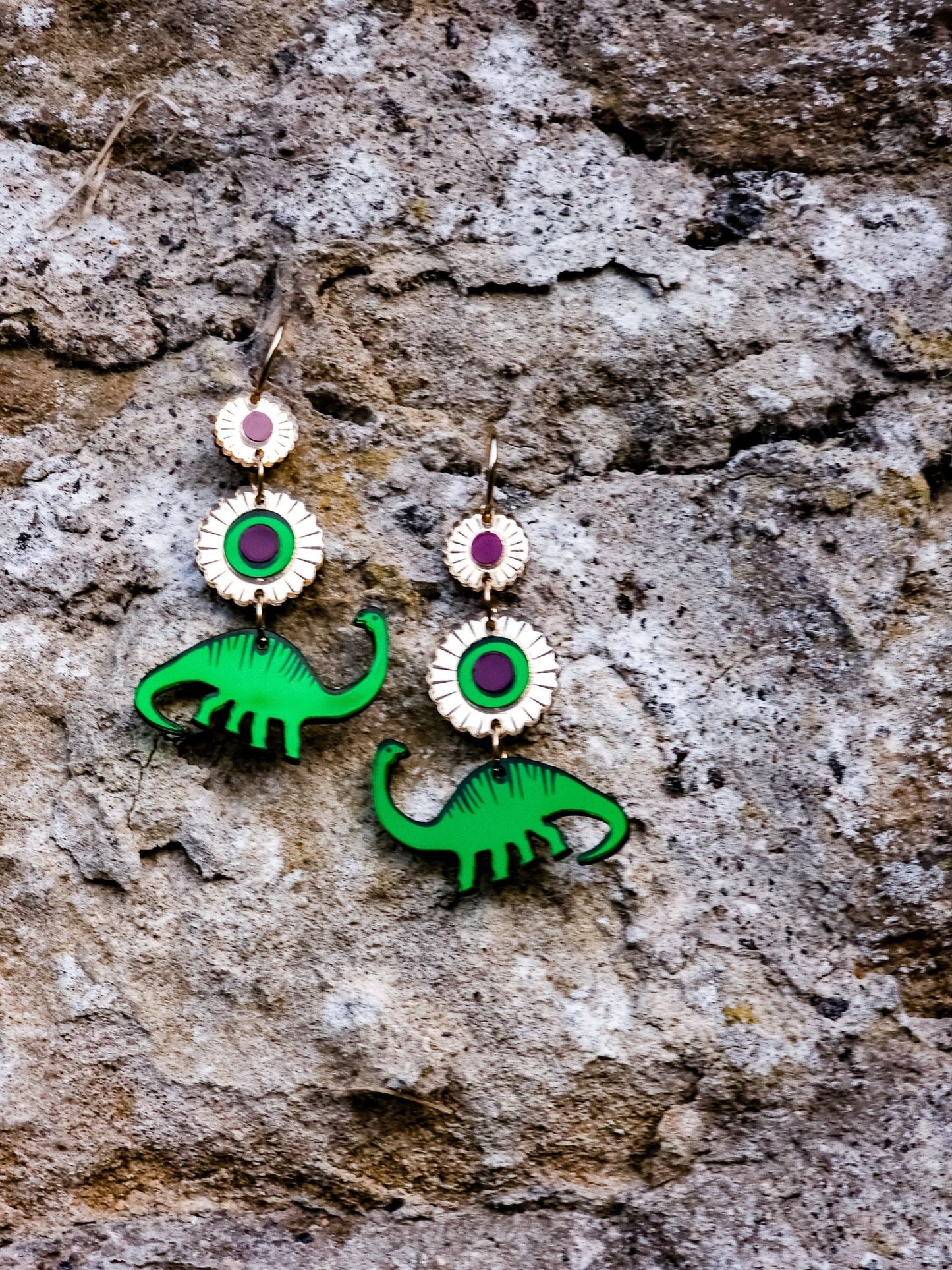 Dino Royalty Statement Earrings - Morti's Fun Club