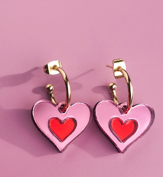 I Heart Dogs Earrings - Morti's Fun Club