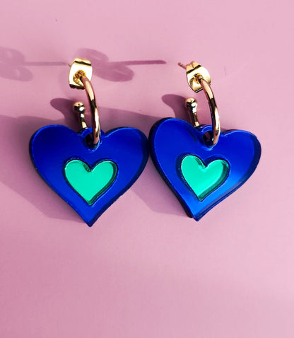 I Heart Dogs Earrings - Morti's Fun Club