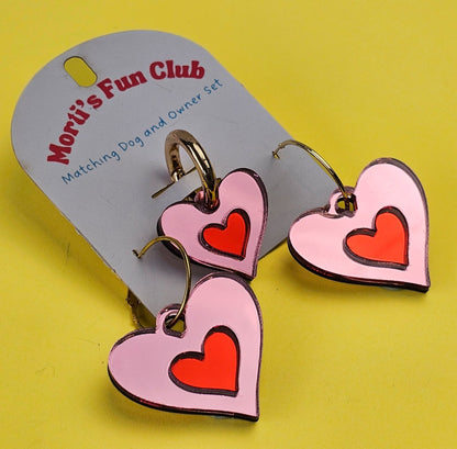 I Heart Dogs Twinning Set: Cherry Blossom - Morti's Fun Club