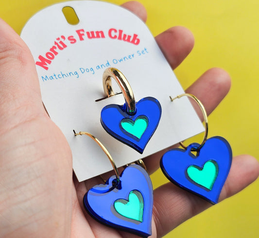 I Heart Dogs Twinning Set: Sea Creature - Morti's Fun Club