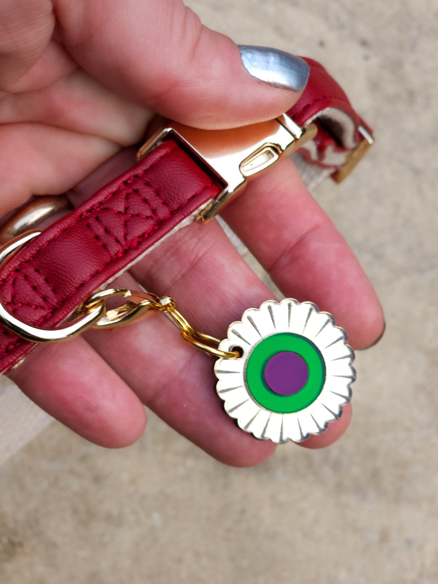Jurrasic Bloom Collar Charm (Large) - Morti's Fun Club