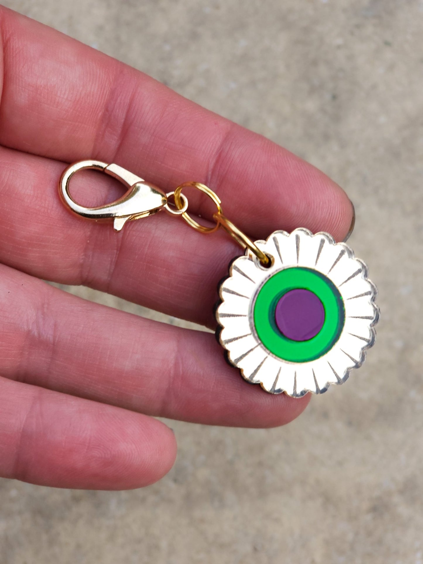 Jurrasic Bloom Collar Charm (Large) - Morti's Fun Club