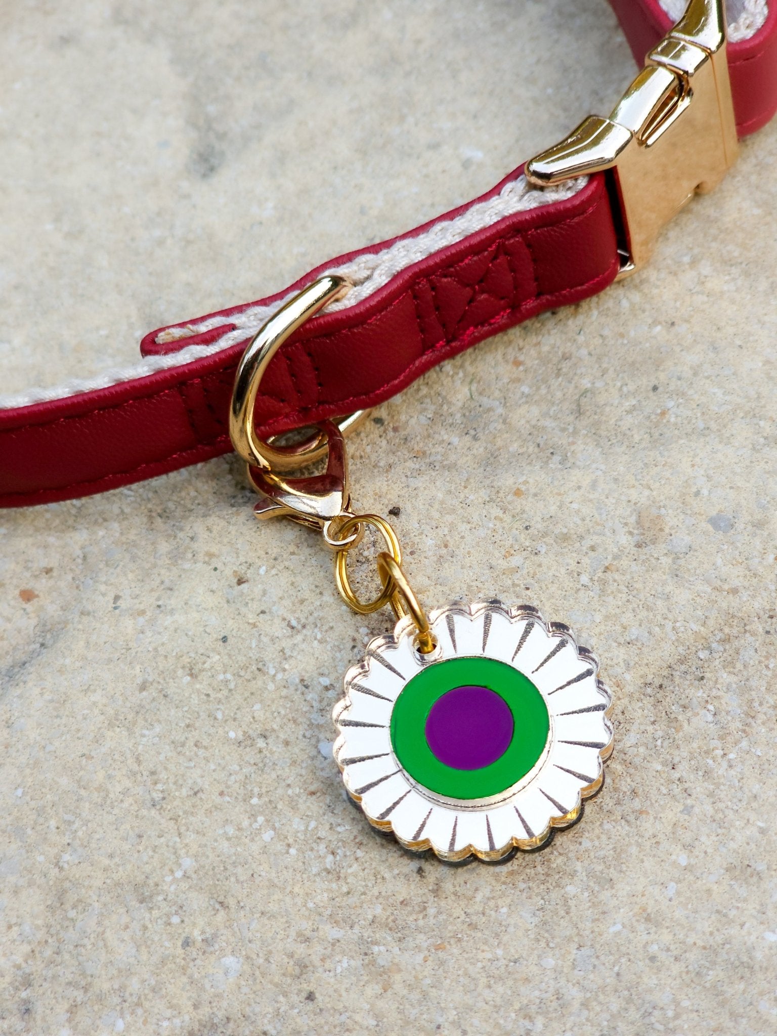 Jurrasic Bloom Collar Charm (Large) - Morti's Fun Club