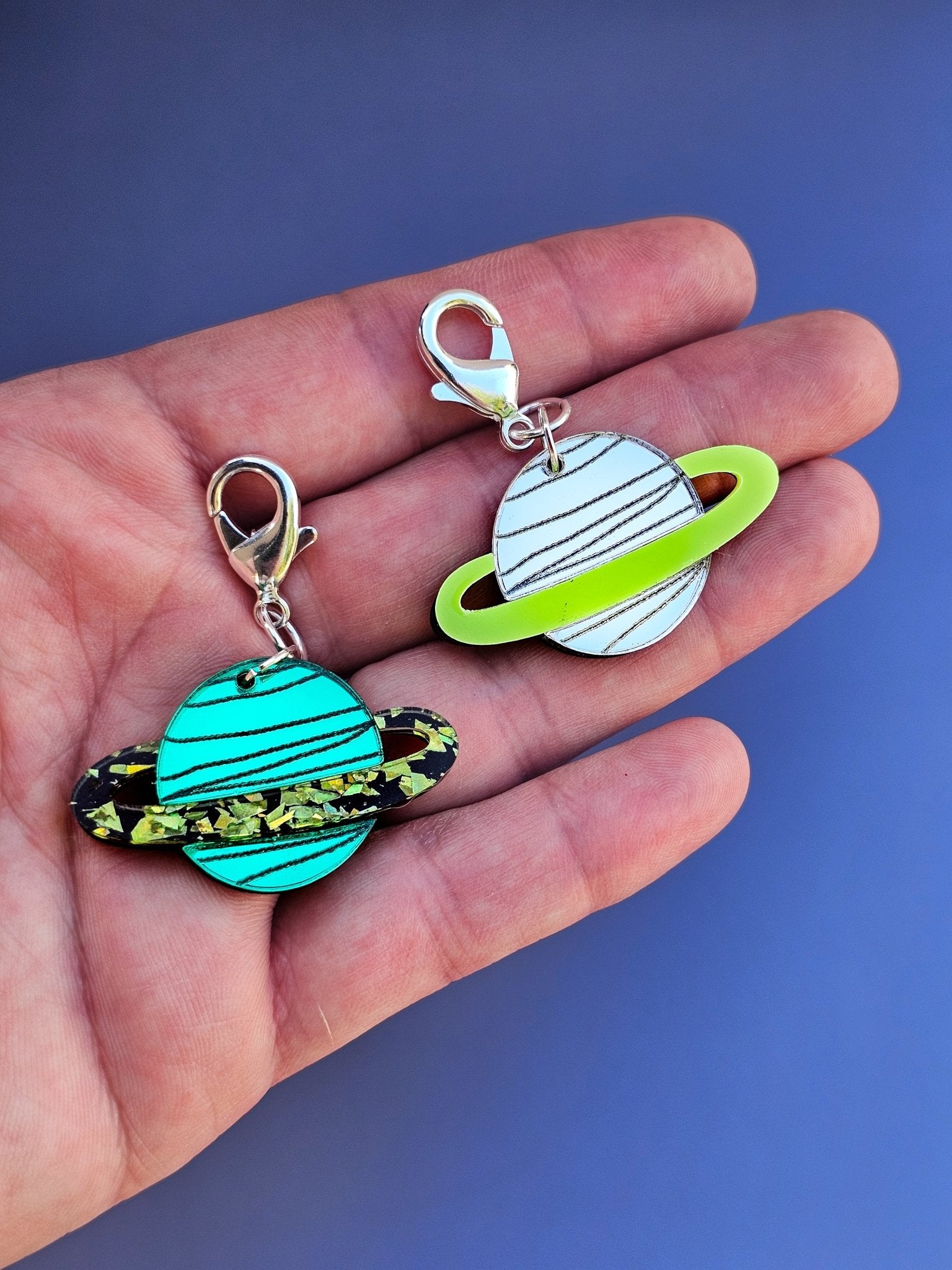 Solar System Collar Charm - Morti's Fun Club