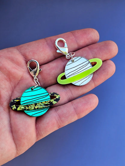 Solar System Collar Charm - Morti's Fun Club