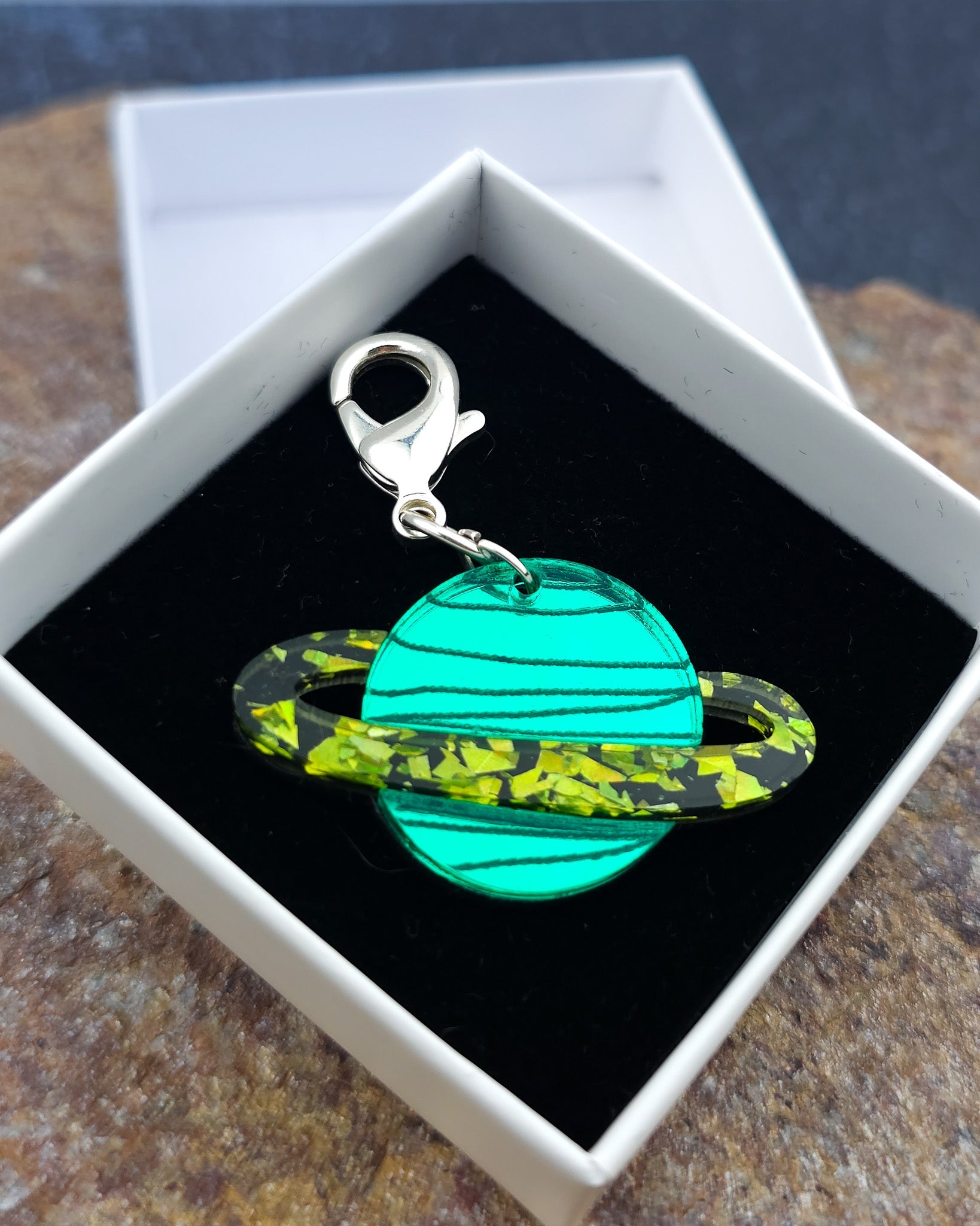 Solar System Collar Charm - Morti's Fun Club